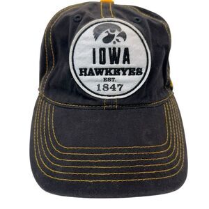 Iowa Hawkeyes BIG10 J.AMERICA adjustable hat 100 percent cotton